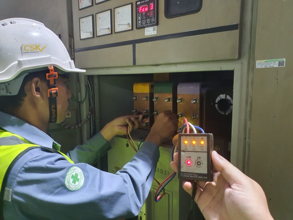 CSK ตรวจสอบ งานติดตั้งระบบไฟฟ้า
